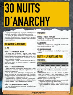 Shadowrun - 30 Nuits - Guide de conversion Anarchy