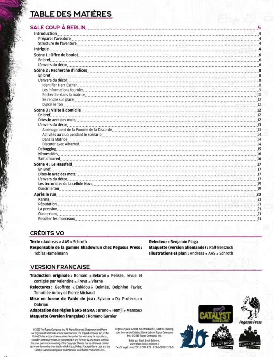 Shadowrun 6 - Sale Coup à Berlin