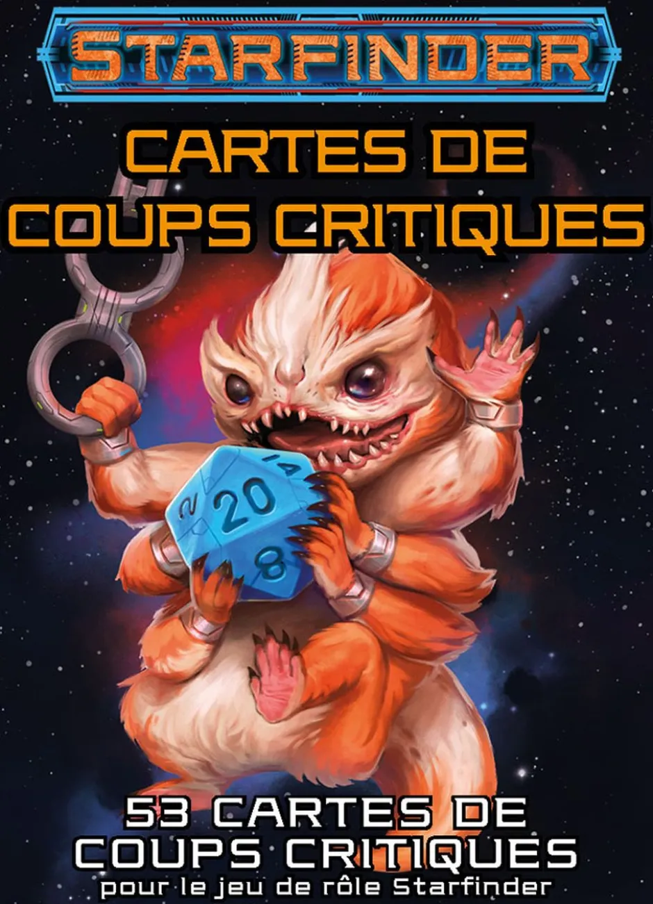 Starfinder - Cartes de coups critiques