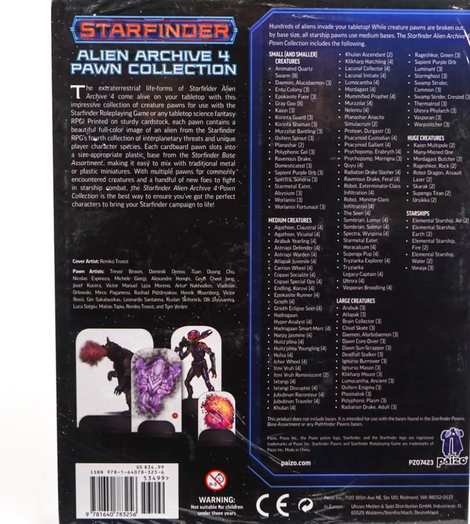 Starfinder Pawns: Alien Archive 4 Pawn Collection VO