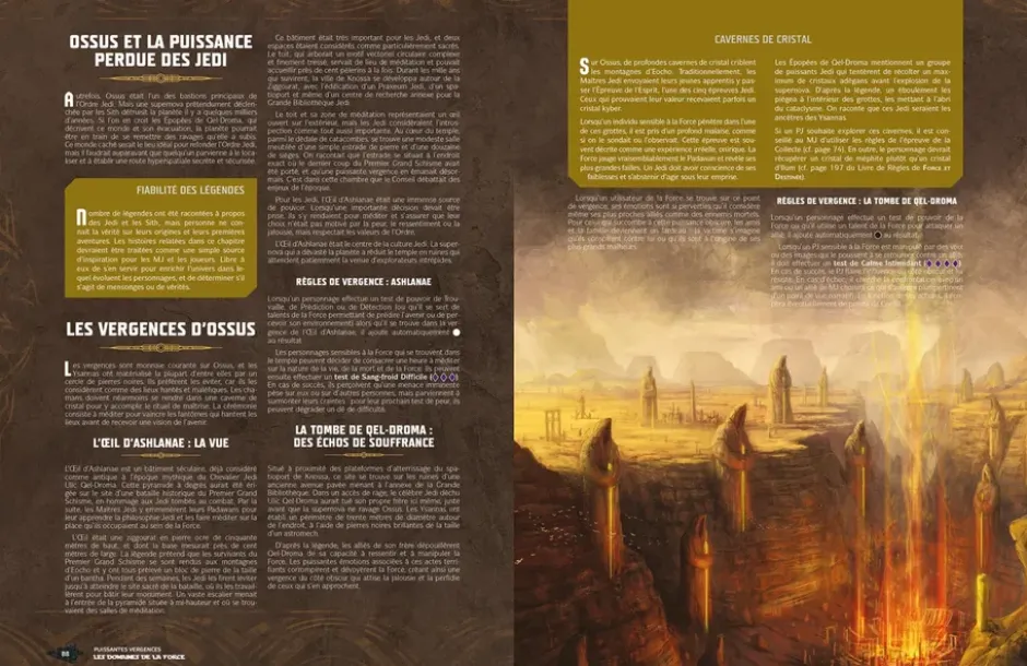 Star Wars Force et Destinée : Les domaines de la Force