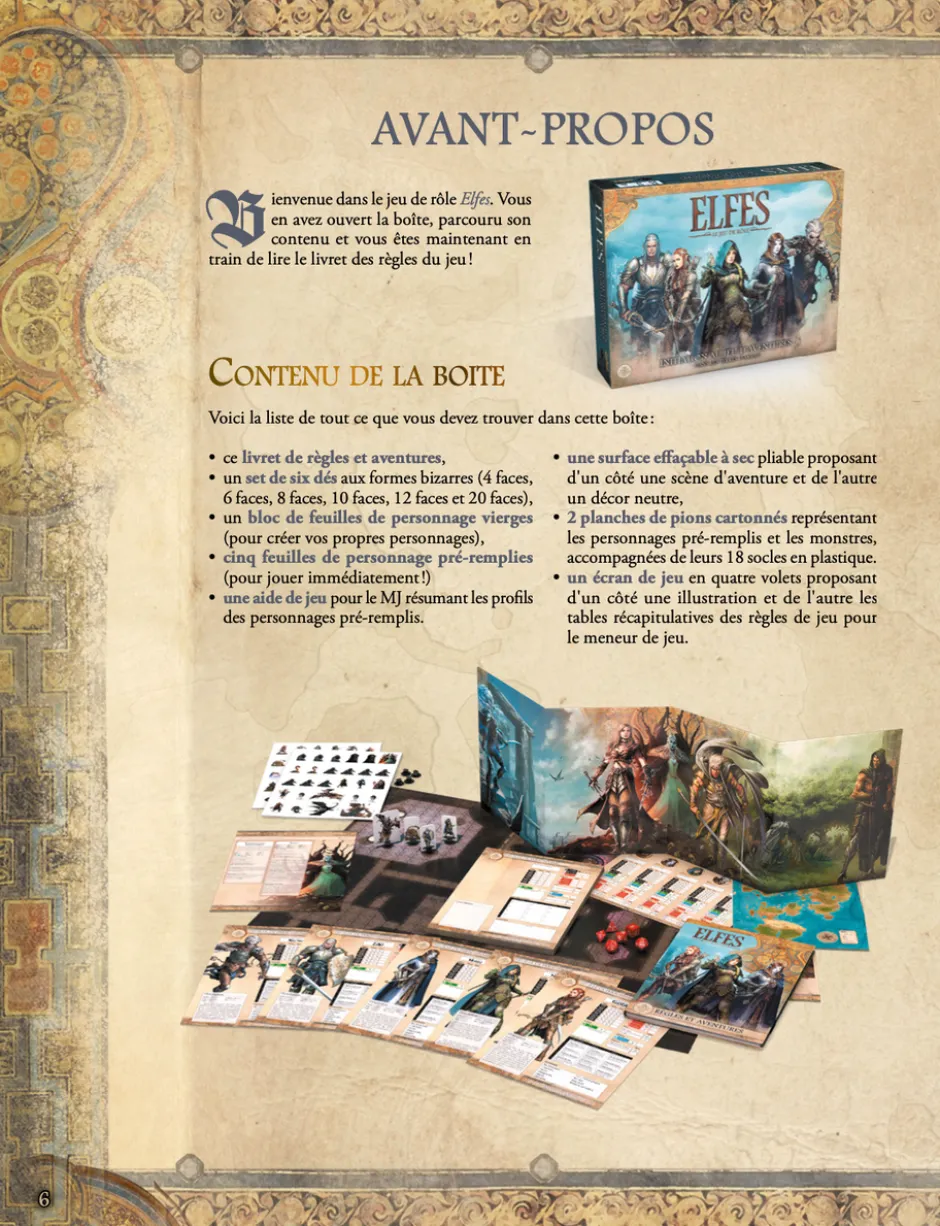 Terres d'Arran - Boite d'initiation Elfes