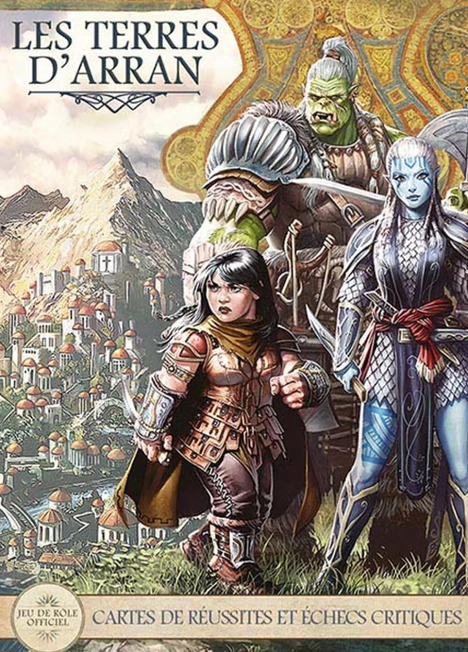 Terres d'Arran - Cartes de réussites et échecs critiques
