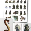 Terres d'Arran - Collection de pions cartonnés