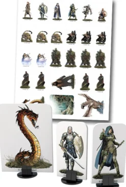 Terres d'Arran - Collection de pions cartonnés