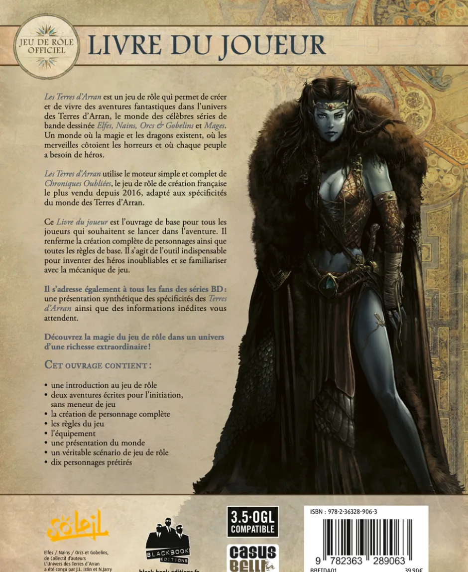 Terres d'Arran - Livre du joueur Collector