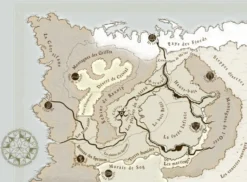 The Dark Crystal - Carte de Thra pour les joueurs
