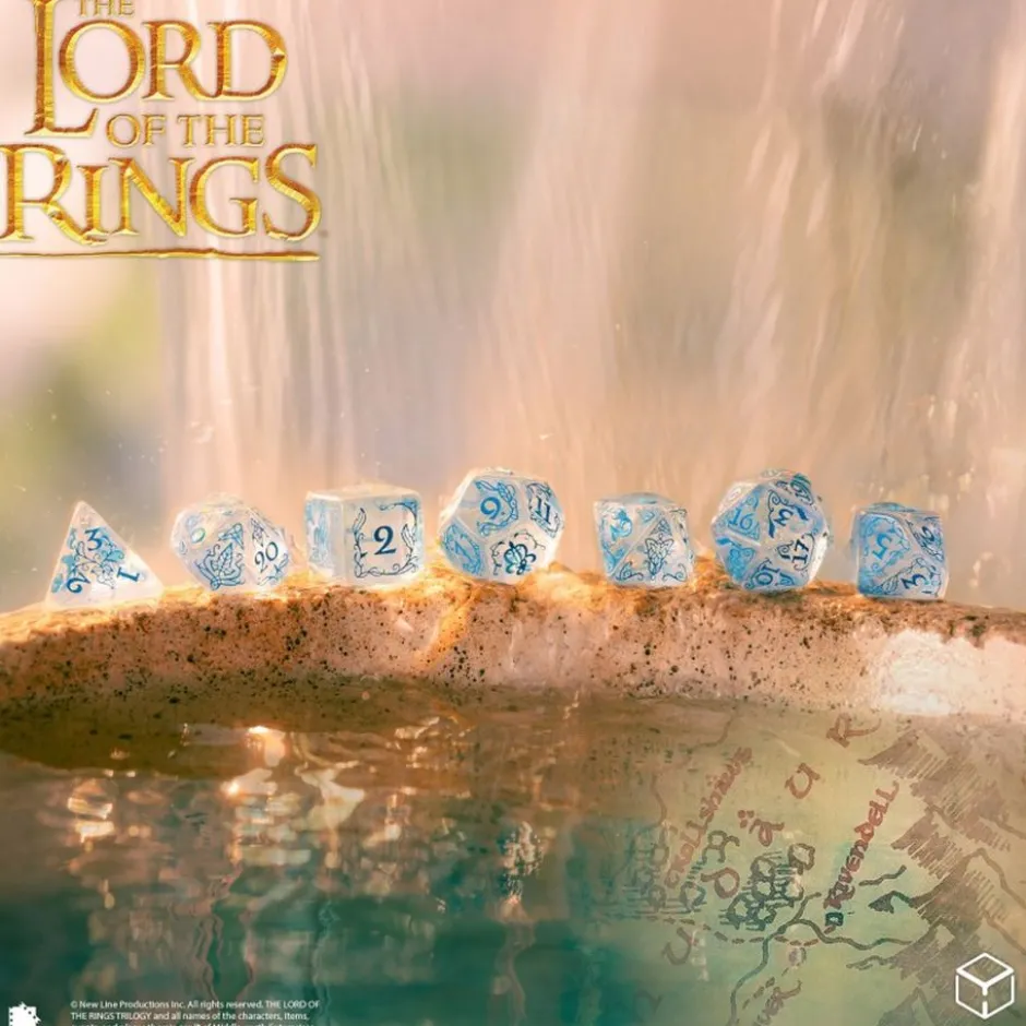 The Lord of the Rings : Set de dés Fondcombe - Eau