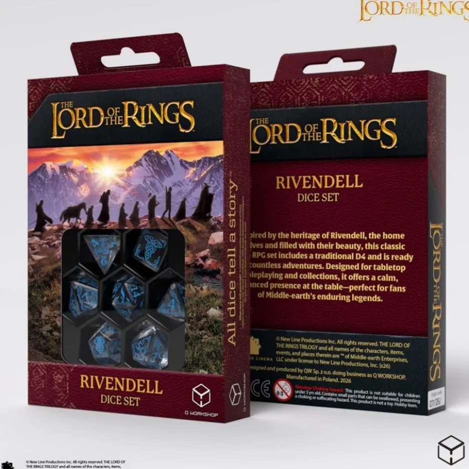 The Lord of the Rings : Set de dés Fondcombe - Eau