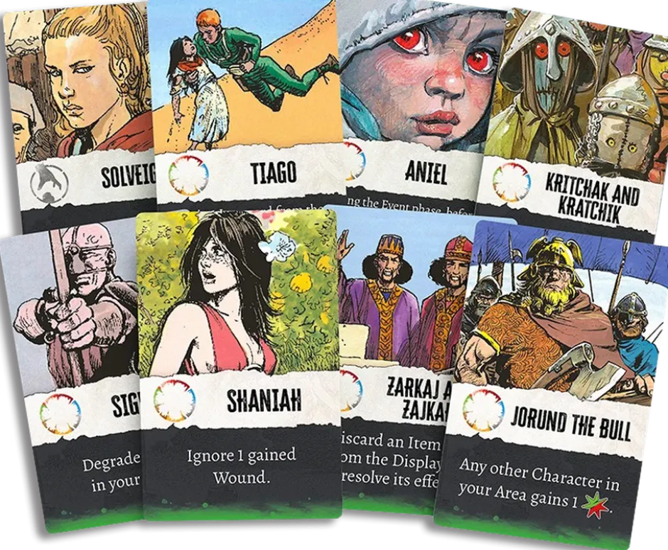 Thorgal : le Jeu de Plateau - Cartes Compagnons