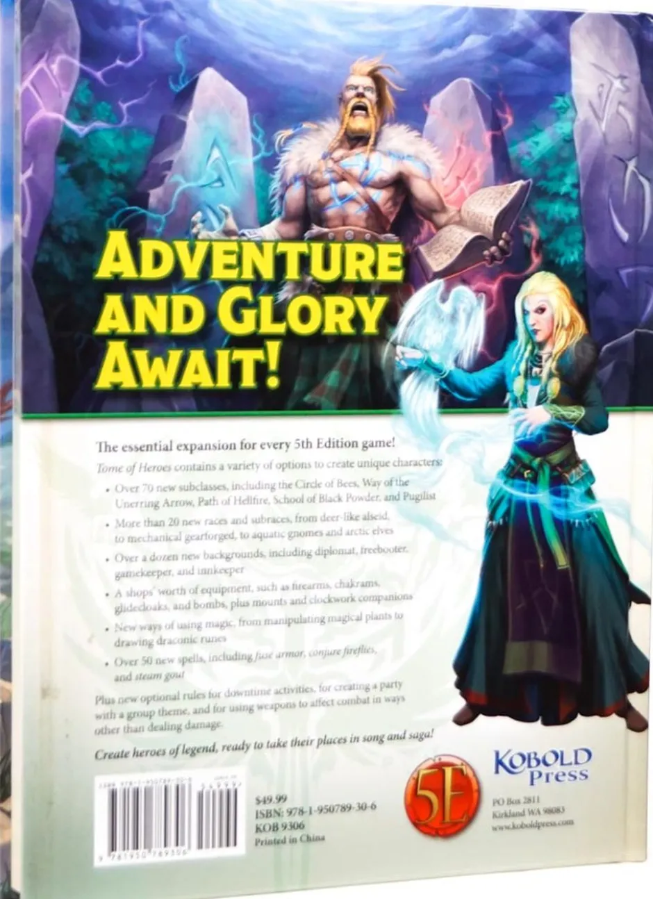 Tome of Heroes (5E) VO