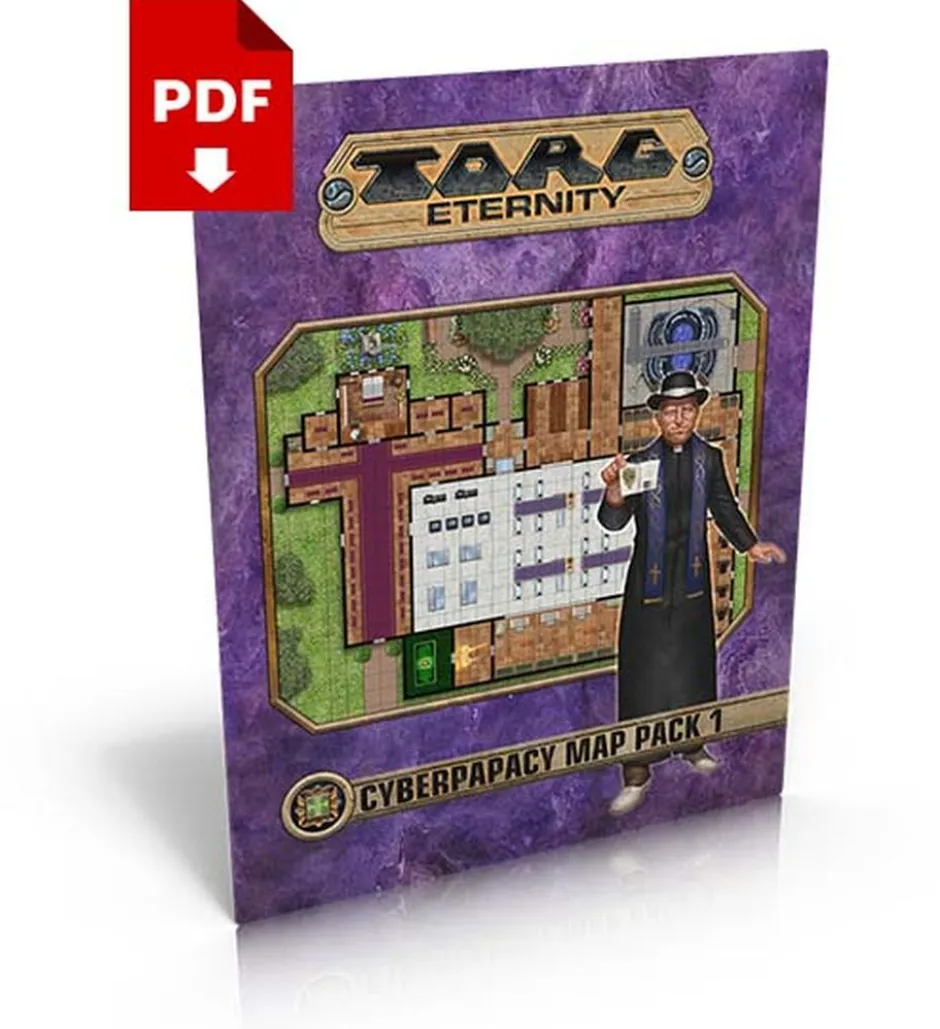 Torg Eternity - Cyberpapauté Map Pack 1 (PDF)