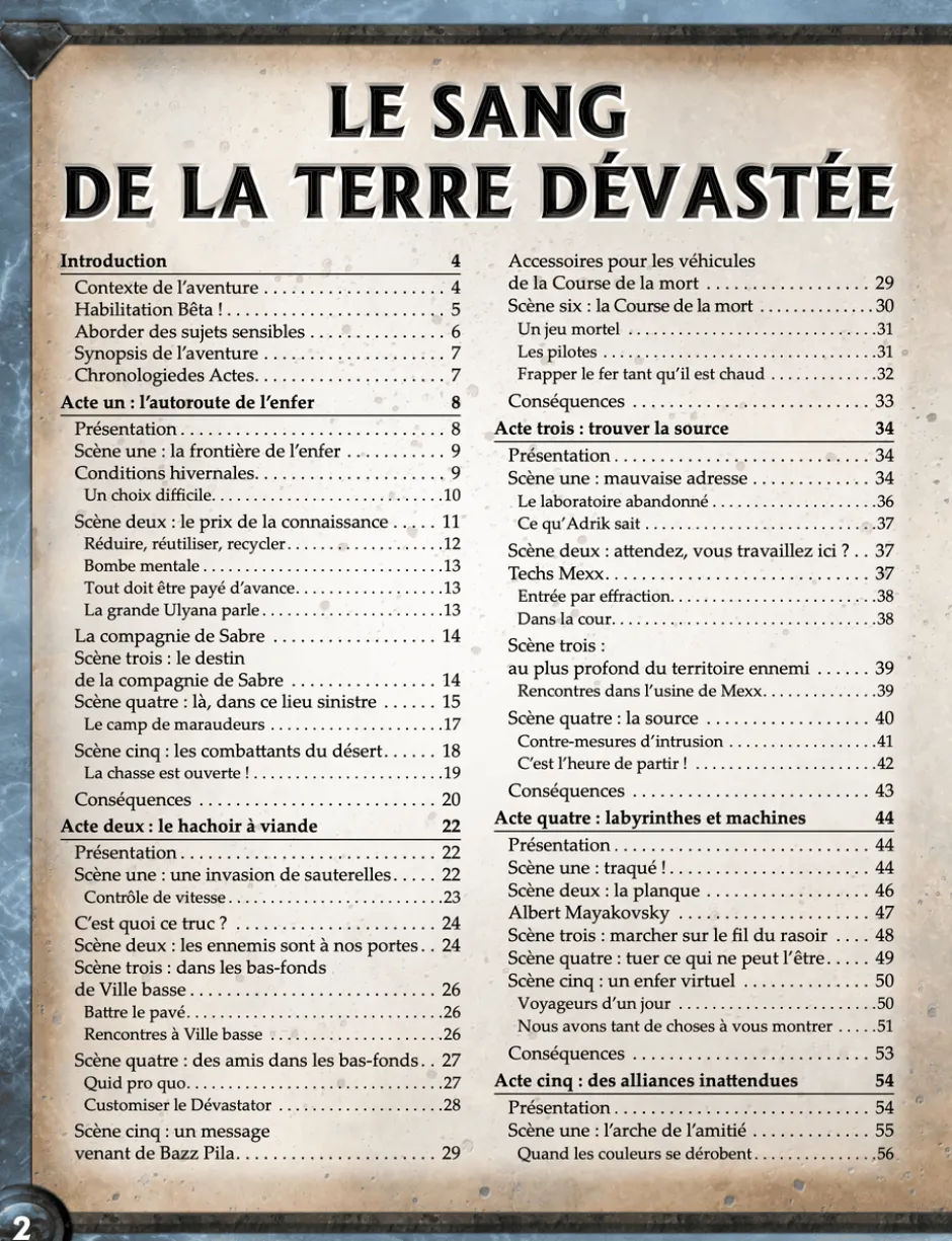 Torg Eternity - Le Sang de la Terre dévastée