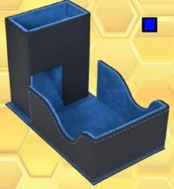 Tour à Dés Pliable : Noir et Bleu