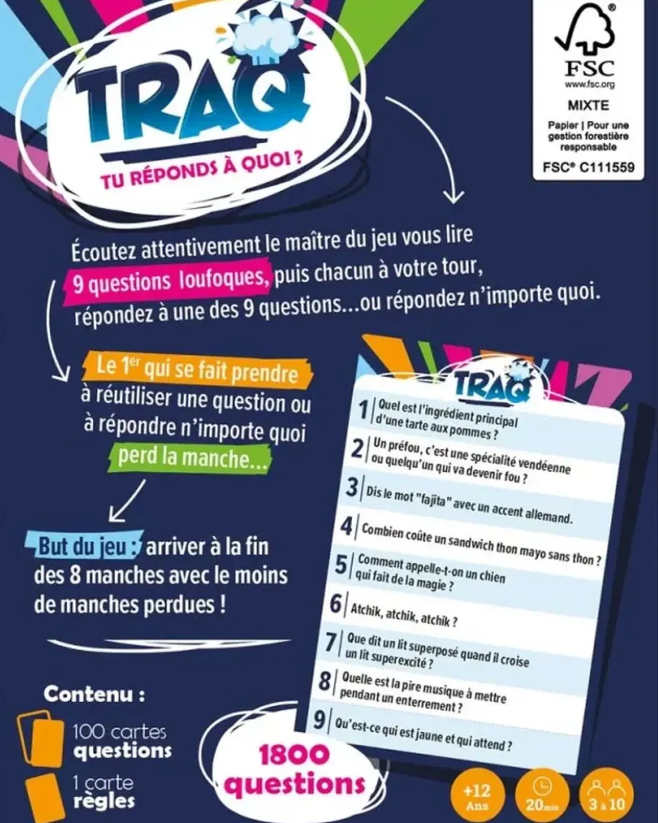 Traq - Tu réponds à quoi ?