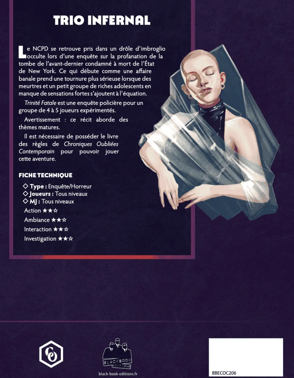 Trinité fatale - Chroniques Oubliées Contemporain 2ème édition