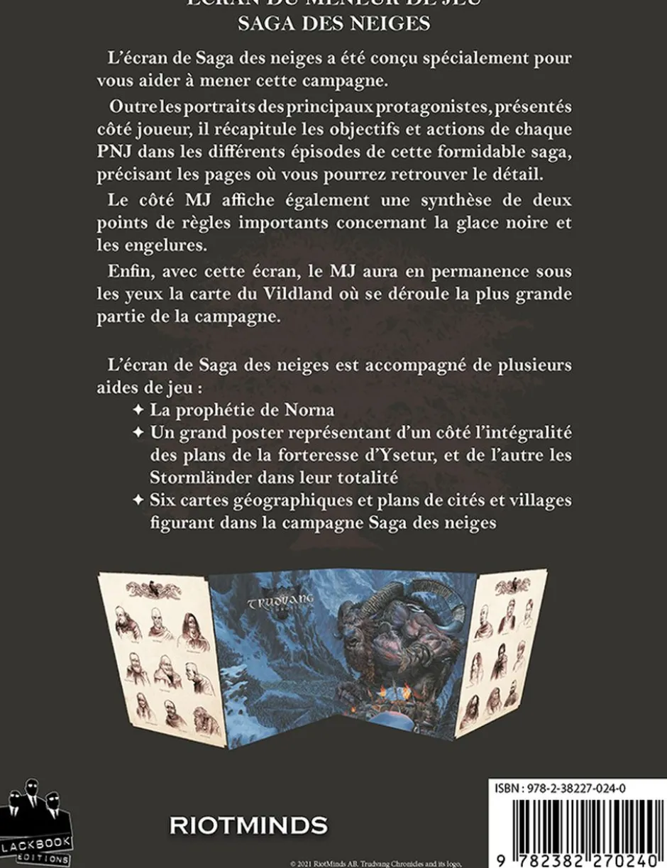 Trudvang - Ecran du MJ Saga des Neiges