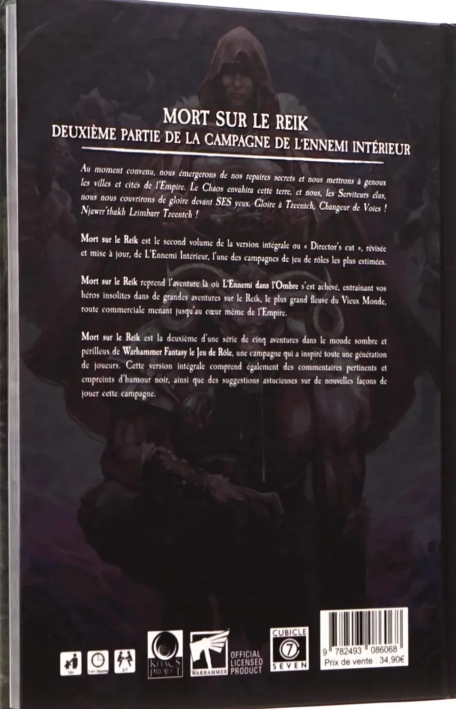 Warhammer Fantasy Roleplay : Mort sur le Reik