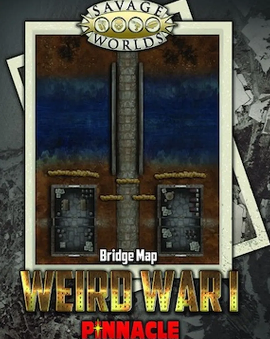 Weird War I Combat Map: Bridge + Trenches VO