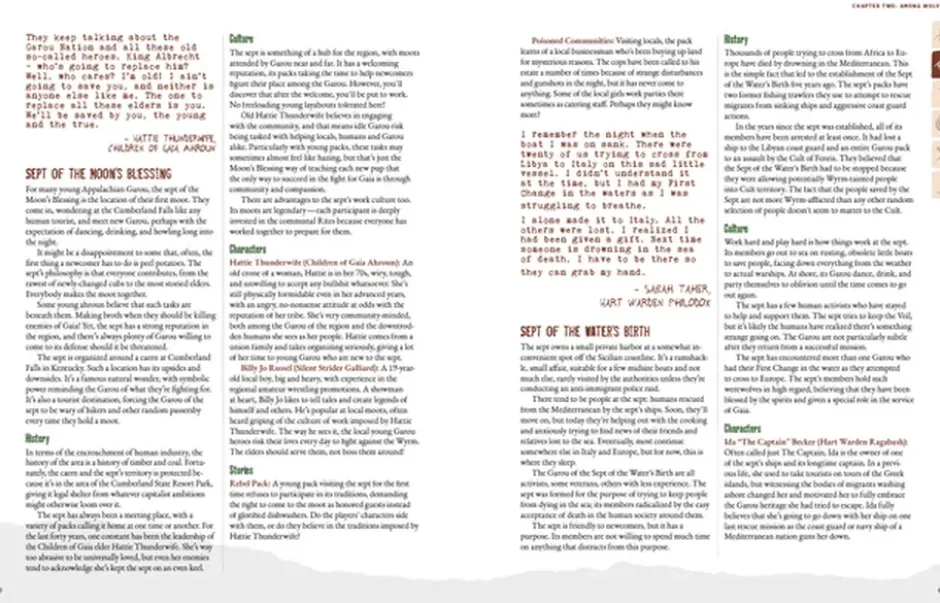 Werewolf The Apocalypse: Shattered Nation Sourcebook VO